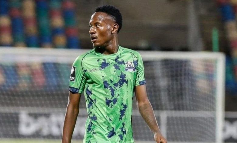 Talented midfielder Masindi Nemtajela in Marumo Gallants colours
