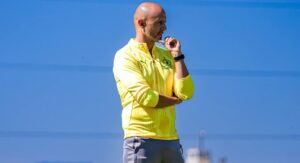 Miguel Cardoso at Mamelodi Sundowns training