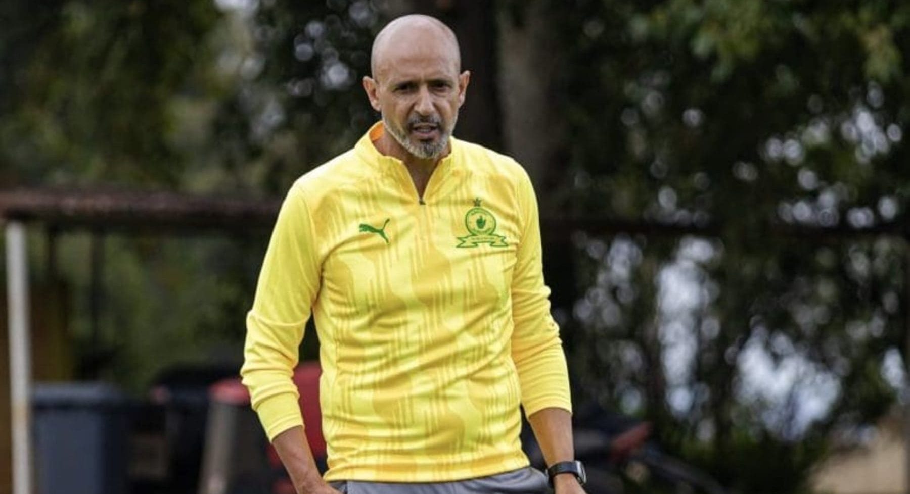 Mamelodi Sundowns head coach Miguel Cardoso