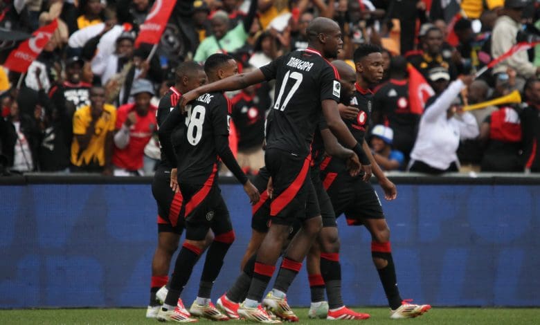 Orlando Pirates in the Soweto derby against Kaizer Chiefs