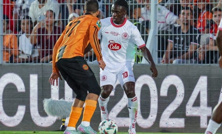 Simba SC in action against RS Berkane
