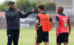 Raymond Mdaka of Amajita coaching