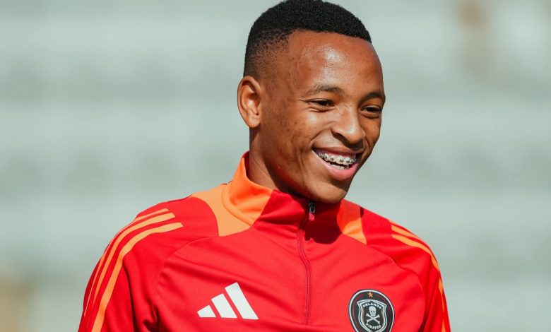 Relebohile Mofokeng with a huge smile