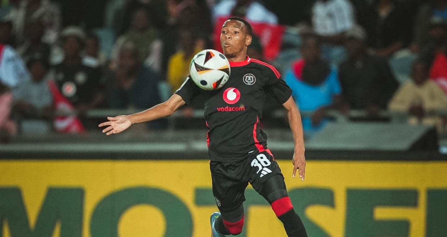 Relebohile Mofokeng in action for Orlando Pirates