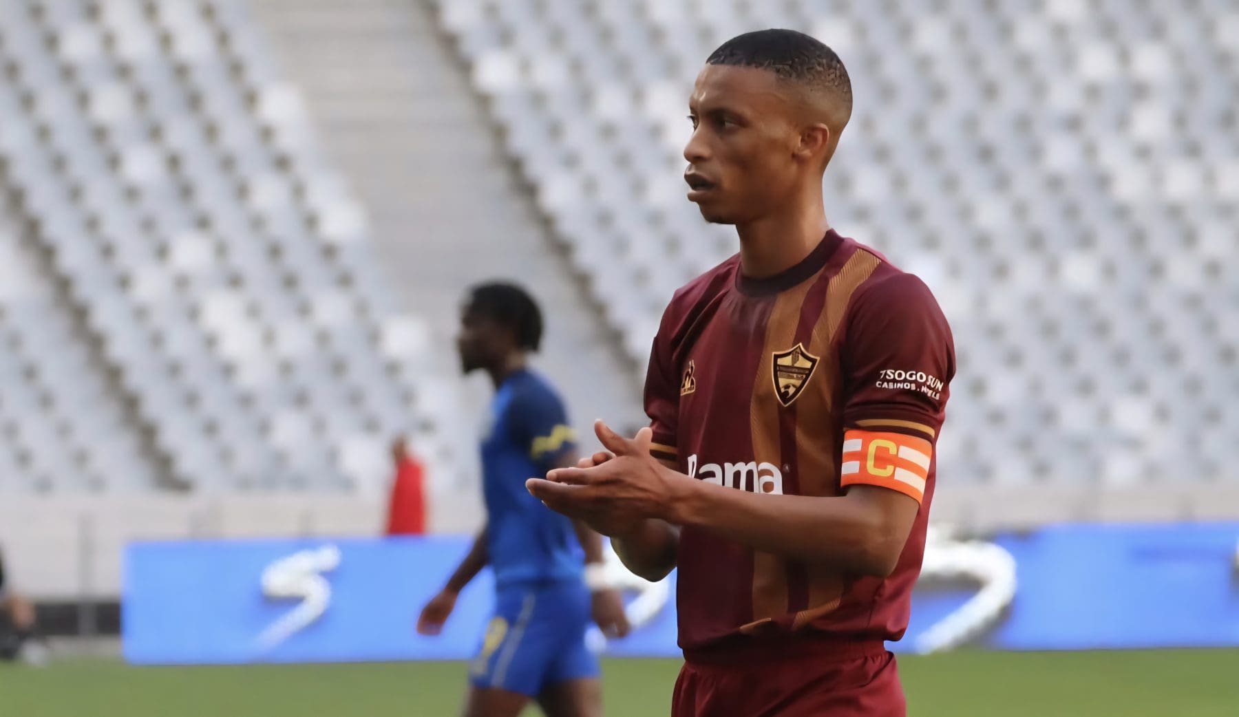  Sihle Nduli captained Stellenbosch FC during his last game for the club 