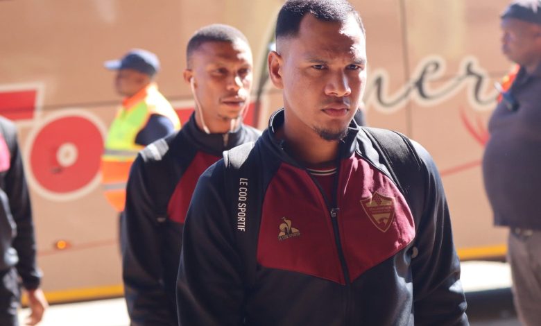 Stellenbosch FC's left-back, Fawaaz Basadien