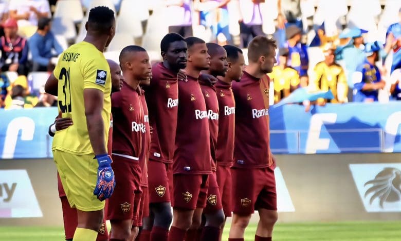 Stellenbosch XI before their match against Cape Town City