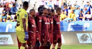 Stellenbosch XI before their match against Cape Town City