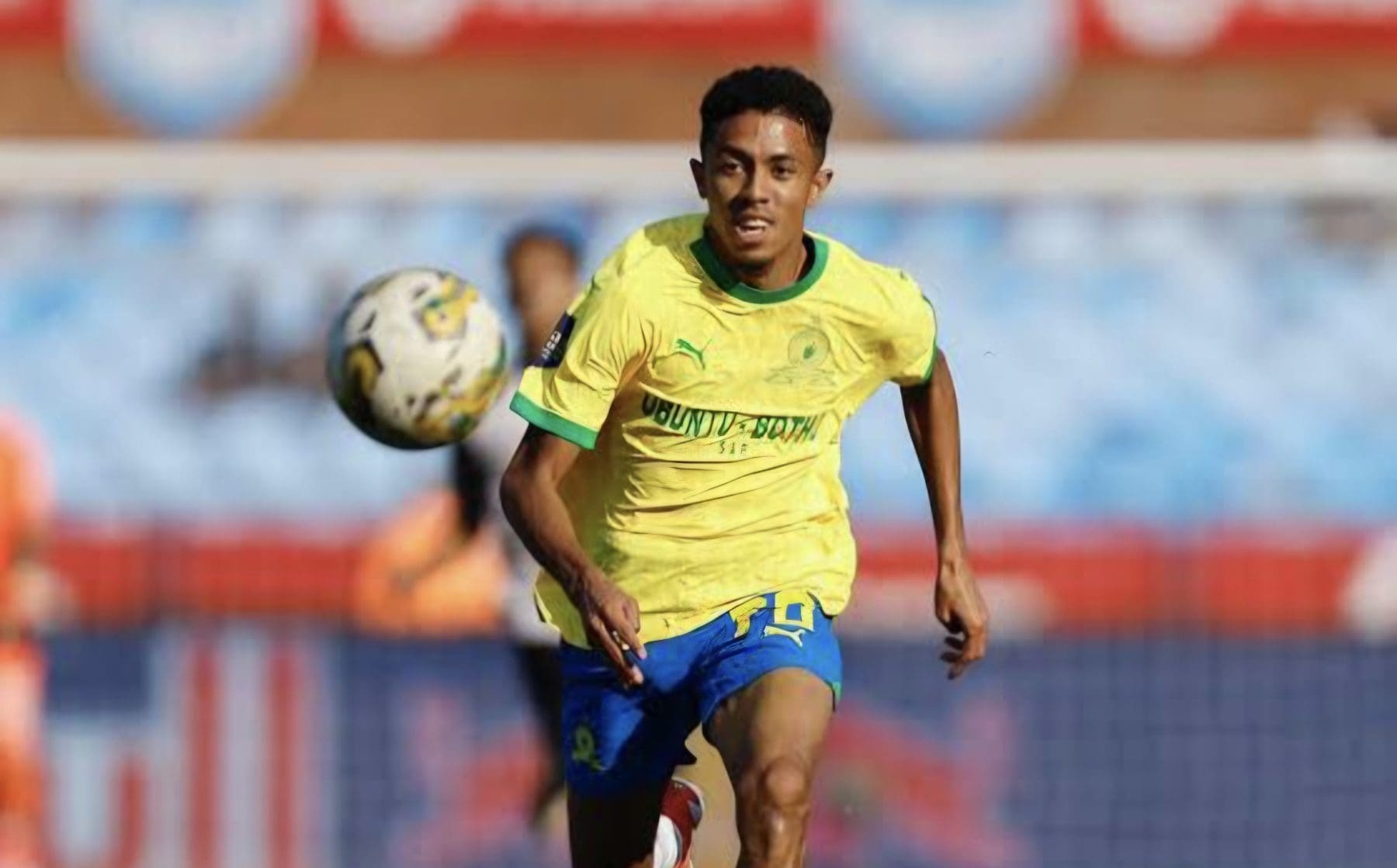 Mamelodi Sundowns winger Tashreeq Matthews in action in the Betway Premiership 
