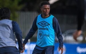 Thulani Serero of Cape Town City FC during a training session