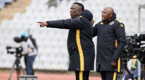 Kaizer Chiefs DDC coach Vela Khumalo giving instructions