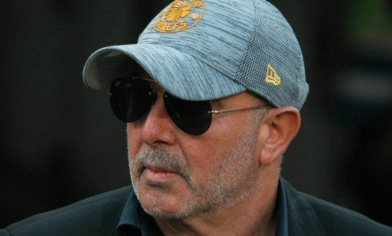 Kaizer Chiefs coach Nasreddine Nabi walking before a game