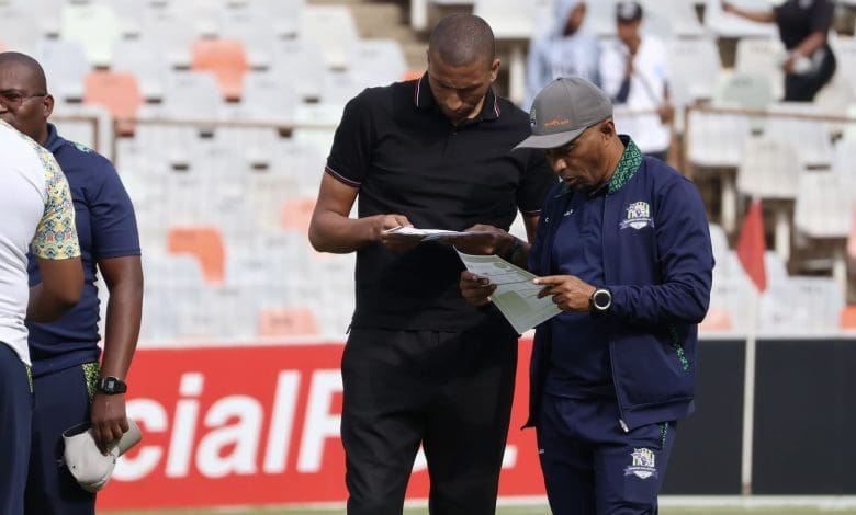 Marumo Gallants coach Abdeslam Ouaddou ahead of the match