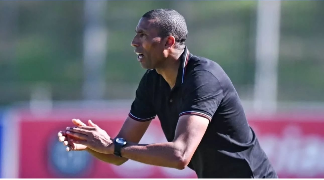 Former Marumo Gallants coach Abdeslam Ouaddou giving instructions