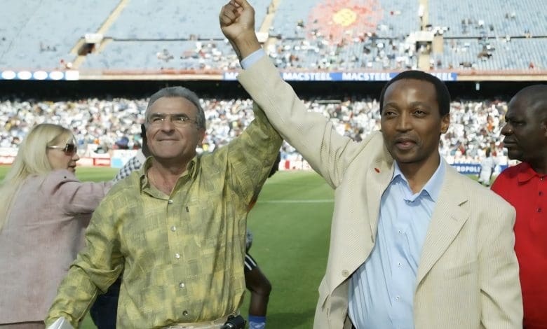 Angelo Tsichlas and Patrice Motsepe: Picture @Facebook