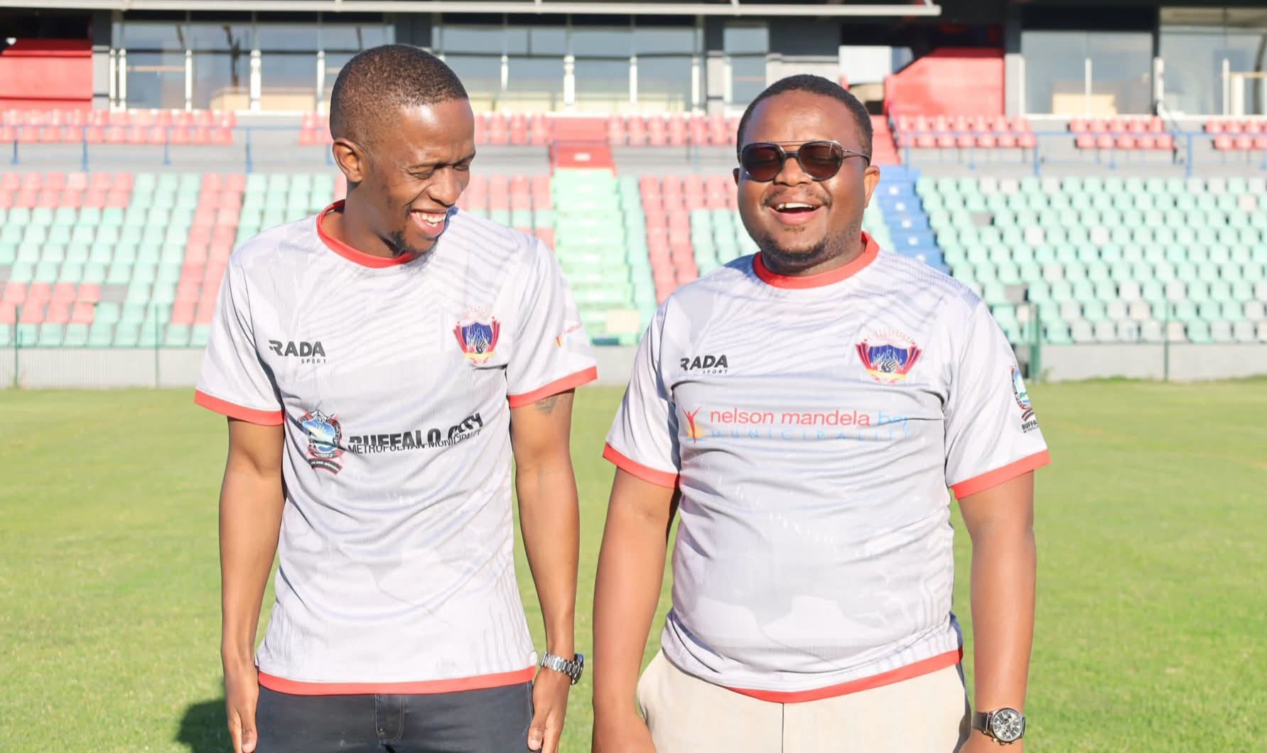 Sinethemba Badela and Sinesipho Mali officially introduced at Chippa United 