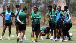 Banyana Banyana at training for WAFCON