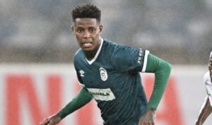 AmaZulu FC midfielder Bongani Zungu in action during the match against Marumo Gallants