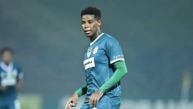 AmaZulu FC midfielder Bongani Zungu in action