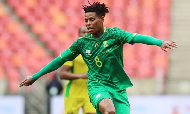 Bongani Zungu in action at Bafana Bafana
