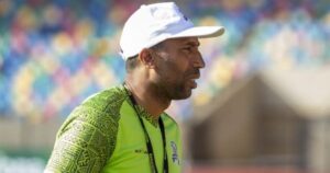 Coach Abdeslam Ouaddou during his stint at Marumo Gallants
