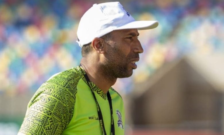 Coach Abdeslam Ouaddou during his stint at Marumo Gallants