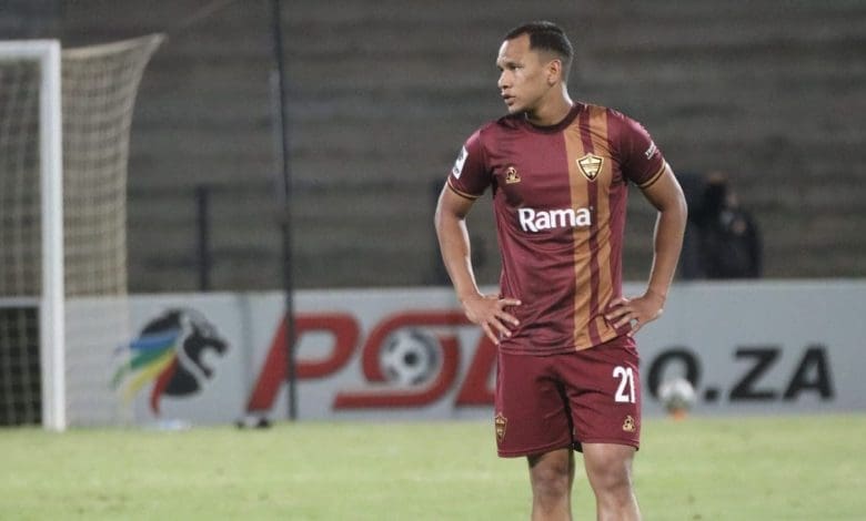 Fawaaz Basadien in Stellenbosch FC colours