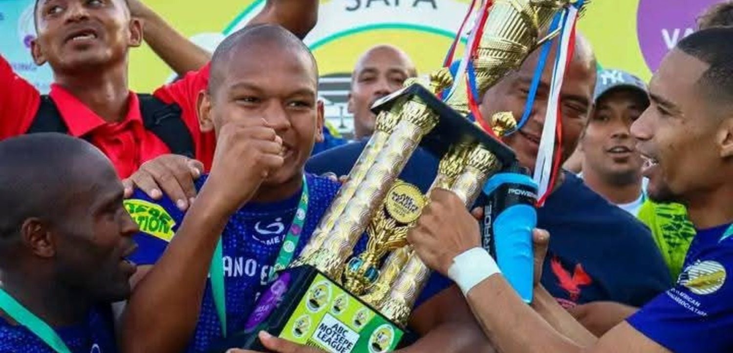 Hanover Park FC after winning the Western Cape ABC Motsepe League before Zizwe United lodged complaint
