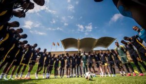 Kaizer Chiefs at the Village for training