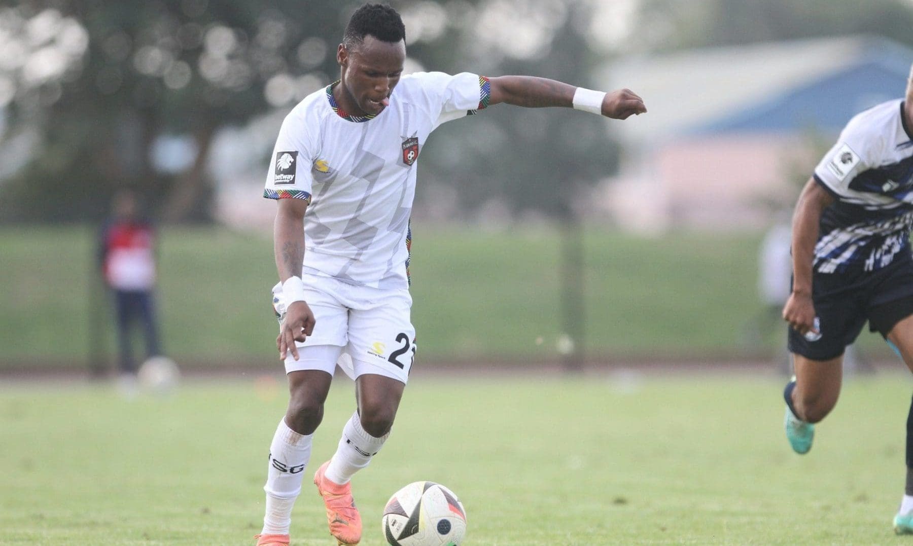 Kamogelo Sebelebele of TS Galaxy in action 