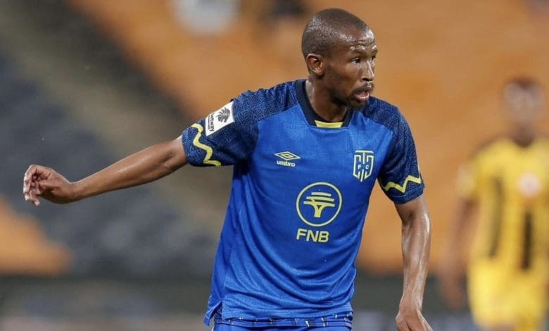 Former Cape Town City star Kamohelo Mokotjo during the match against Kaizer Chiefs