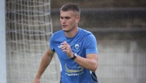 Richards Bay FC defender Keegan Allan in action