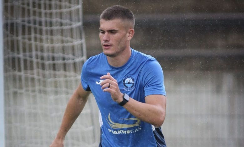 Richards Bay FC defender Keegan Allan in action