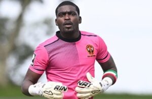 Manuel Sapunga in Polokwane City FC colours.