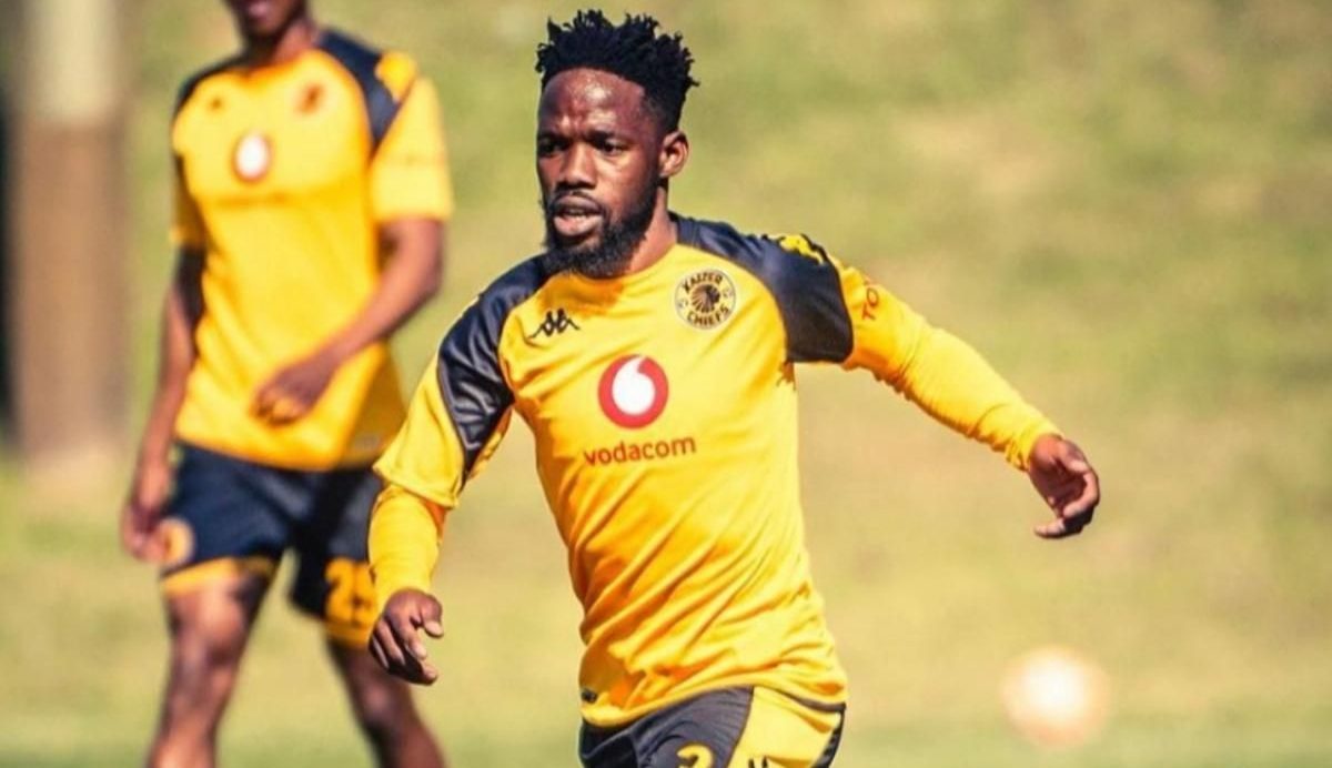 Mduduzi Mdantsane trains at the Kaizer Chiefs Village