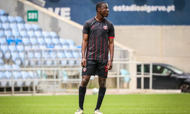 Kaizer Chiefs trialist Mhleli Mabuza in action