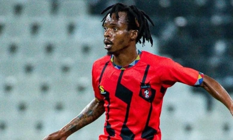 Mpho Mvelase in action for TS Galaxy