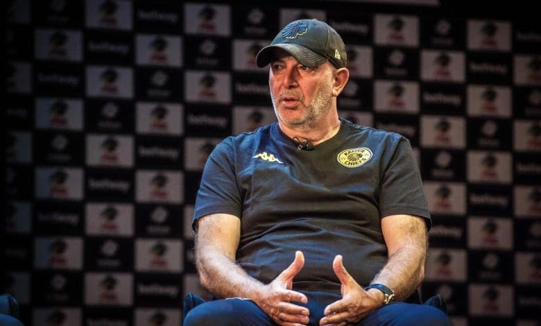 Kaizer Chiefs coach Nasreddine Nabi speaking during the presser