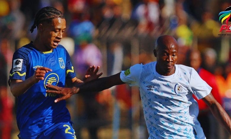 Orbit College in action against Cape Town City FC