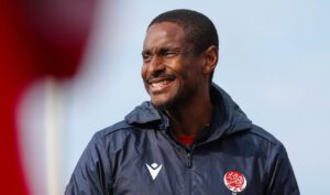 Former Wydad Casablanca coach Rulani Mokwena during training session