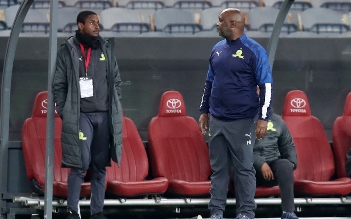 Rulani Mokwena and Pitso Mosimane at Mamelodi Sundowns