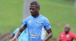 Richards Bay FC attacking midfielder Siboniso Conco during the warm-up session