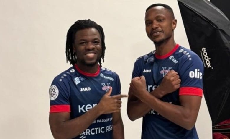 Silas Songani and SA star Thibang Phete