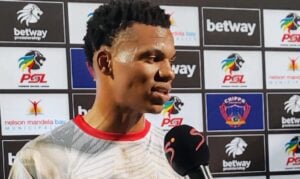 Sinoxolo Kwayiba. Picture courtesy Chippa United/X