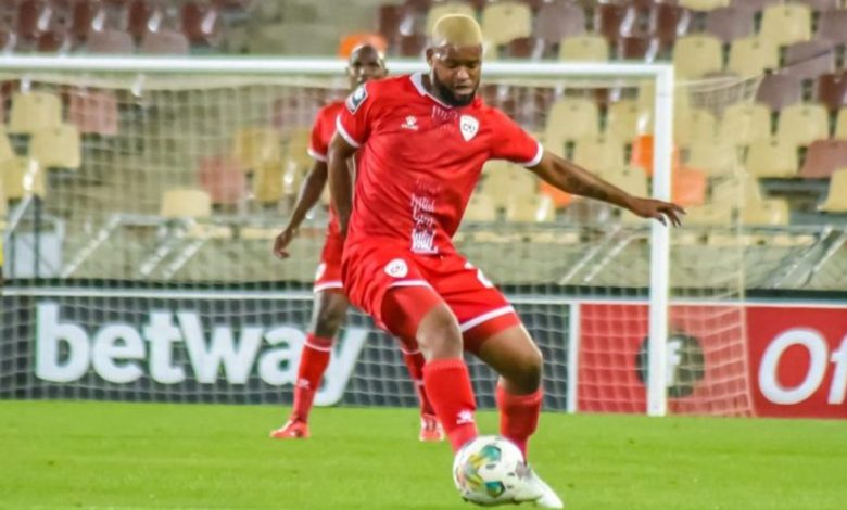 Sipho Mbule in action for Sekhukhune United