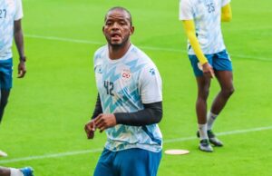 Sipho Mbule in the colours of Sekhukhune United