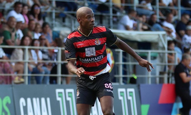 South African right-back Mhleli Mabuza, who is linked with Kaizer Chiefs in action