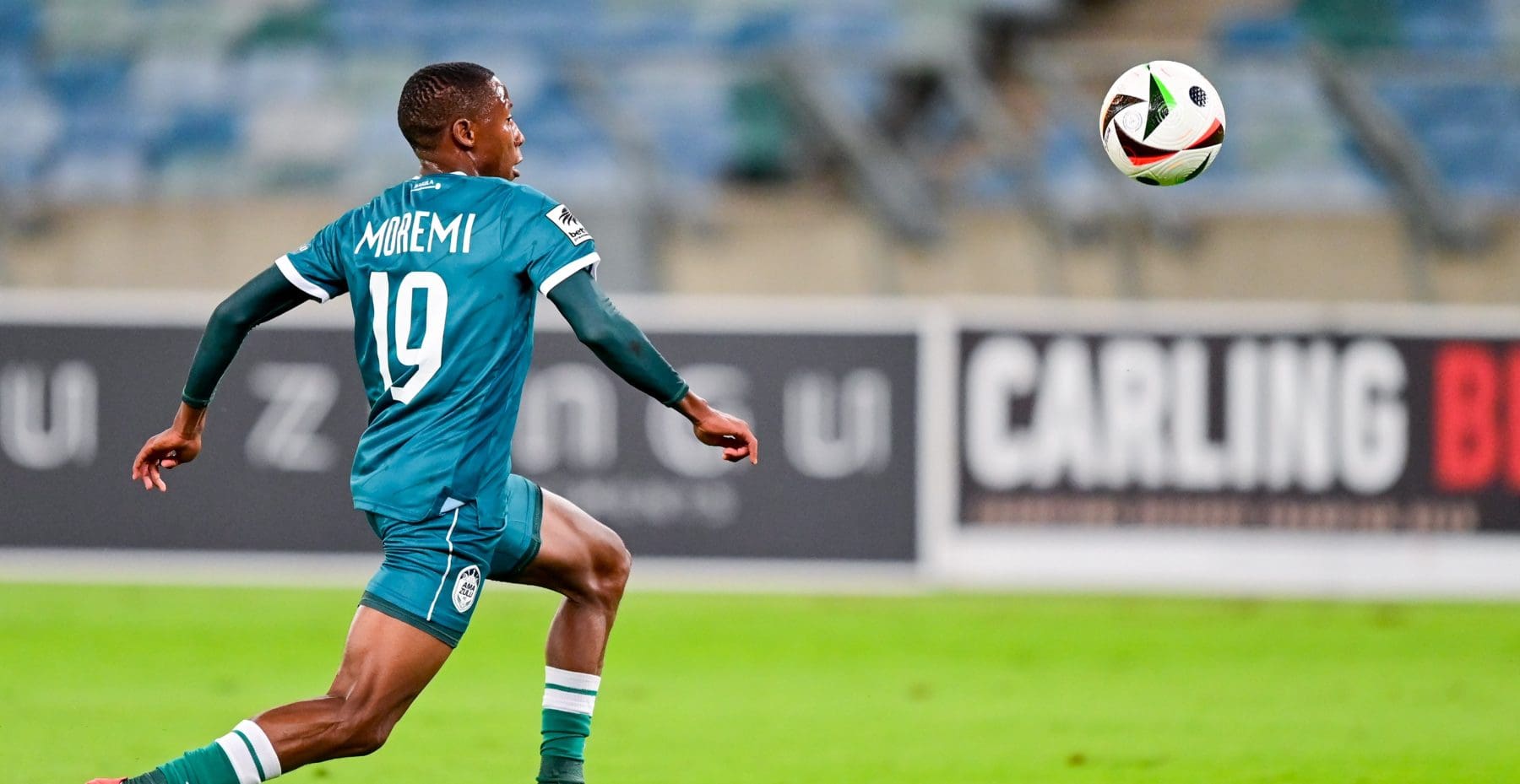 Tshepang Moremi with AmaZulu FC