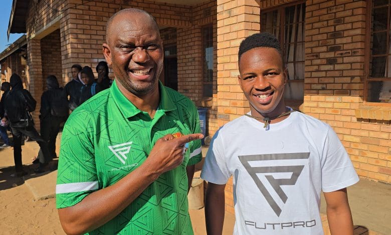 Victor and Mfanelo Hlungwani attending social responsibility event in Giyani, Limpopo