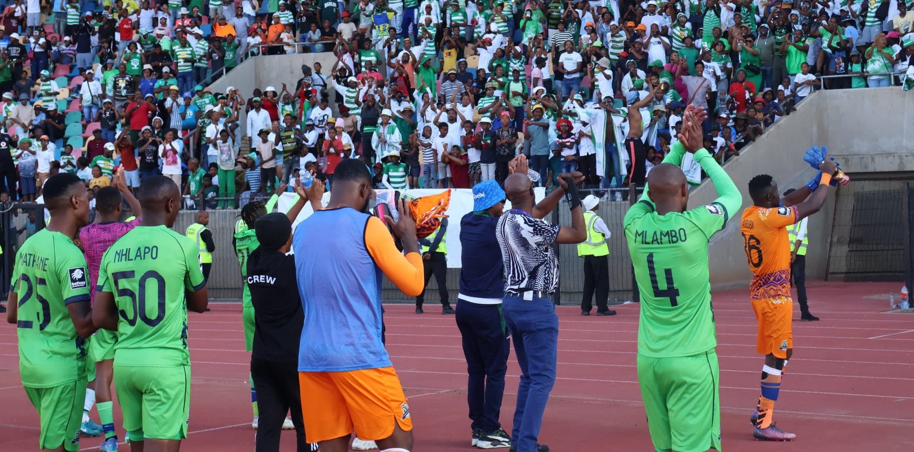 Xola Mlambo with Marumo Gallants